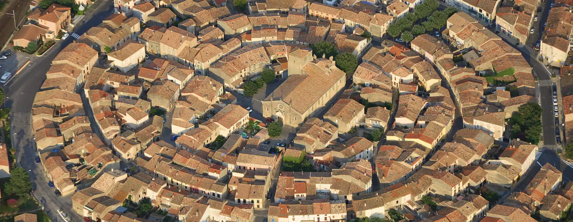 vue de la ville de Bram
